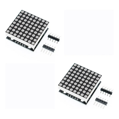 2 Piezas Matriz 8x8 Max7219 Led Arduino | MercadoLibre