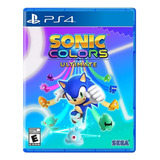 Juego Físico Sonic Colors Ultimate Para Ps4