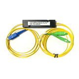 10 Splitter Box Óptica Sm Plc 1x2 Sc/upc( In ) Sc/apc( Out )