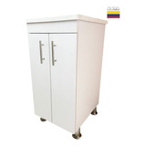 Combo Fregadero (lavadero) Plastico Y Mueble 42 X 50 Cm