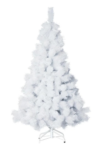 Árvore De Natal Pinheiro Branco De Luxo 1.20m 170 Galhos