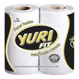 Papel Toalha Folha Dupla Aerado 50 Folhas 2 Rolos Yuri Fit