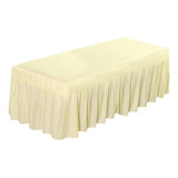 Falda De Mesa Beige-190x80cm Como Se Describe Beige-190x80cm