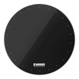 Parche Evans P/ Bombo De 22 Pulgadas Resonant Black Bd22ra