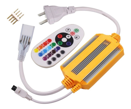 Controlador Eliminador Rgb Manguera 25 Metros Rgb Led 5050