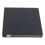 Unidad De Grabadora De Dvd Usb Externa Reproductor De Negro