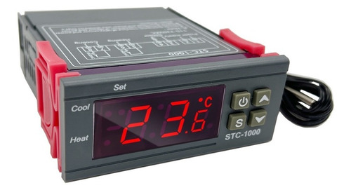 Termostato Digital Stc 1000 Sensor Control Incubadora Sonda