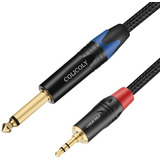 Cable De Audio Mono Trs 3,5 Mm Macho A Ts 1/4  Macho | Ne...