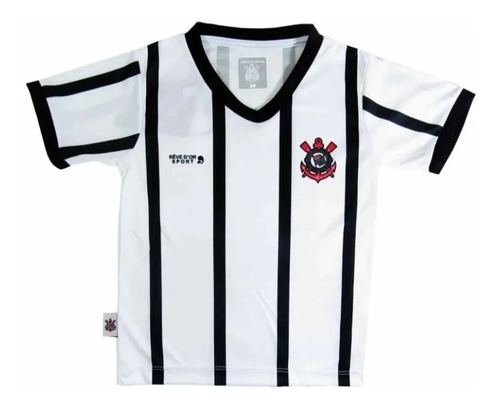 Camisa Do Corinthians Infantil De Jogo Licenciada Tamanho 6
