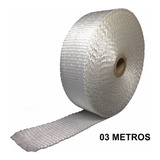 Fita Térmica Termotape Branca Escapamento 03 Metros