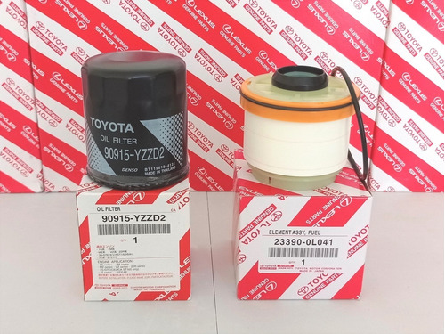Pack Filtro Aceite + Filtro Petroleo Toyota Hilux 2005-2015