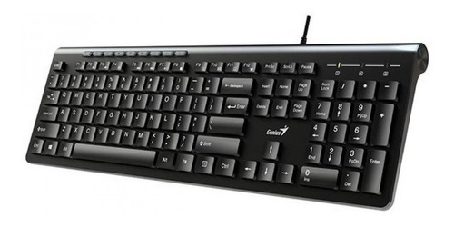 Teclado Multimedia Blanco Genius Slimstar 230 Con Cable Usb