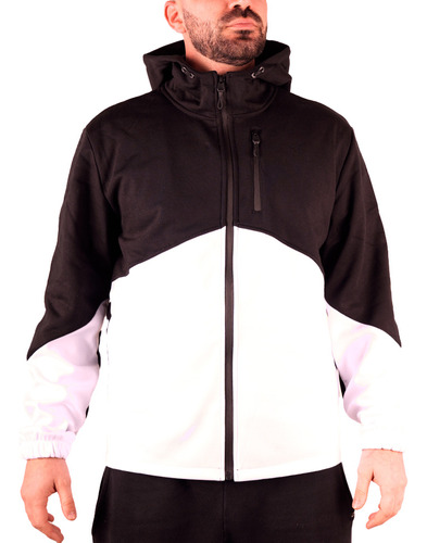 Campera Hombre Brand Team Fleece Blanco On Sports