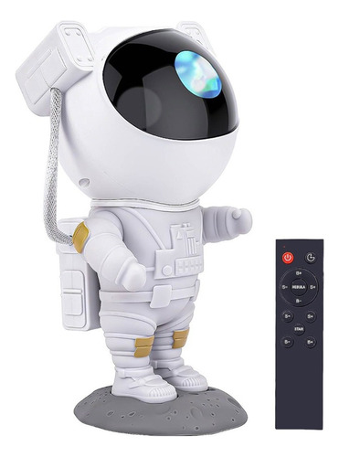 Proyector Lámpara Luz Led Galaxia Astronauta Color Blanco