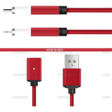 Cable Manegtico Con Puntas Tipo C/micro Usb/iPhone 3 En 1