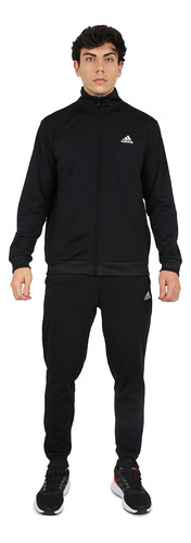 Conjunto adidas Linear Logo Hombre En Negro | Dexter