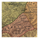 Antiguos Maps - Estado Libre Y Soberano De Durango Map From