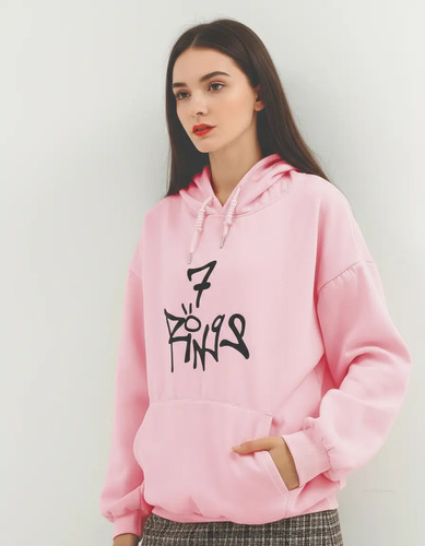 Sudadera Color Rosa Ariana Grande