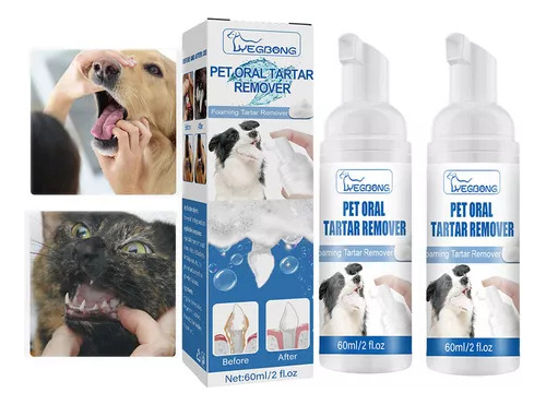 Spray Bucal Removedor De Sarro Bad Breath Para Perros Y Gato