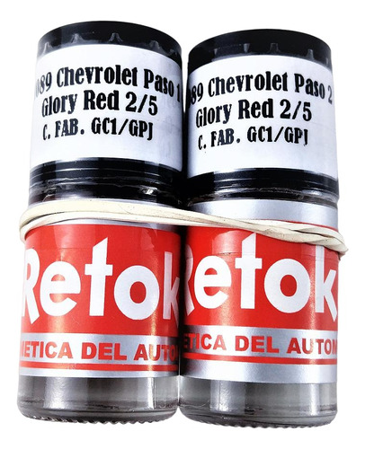 Pintura Retok Chevrolet Glory Red Tintcoat  Tricapa Gc1 Gpj