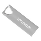 Memoria Usb Portátil 32gb Bravo Deluxe 2.0 Hyundai Color Plata Dorado