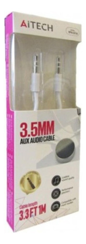 Cable Auxiliar Audio Aitech 3.5mm 1metro