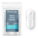 Purecaps Usa - Capsulas Vacias De Gelatina Transparente Tama