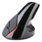 Mouse Vertical Ergonómico Recargable Usb Negro