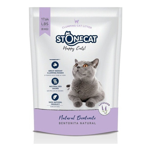 Piedra Stonecat Aglomerante Stonecat Fragancia Lavanda 16 Kg