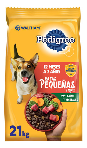 Pedigree Alimento Seco Para Perro Adulto Raza Pequeña 21kg