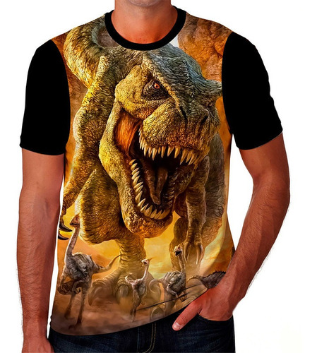 Camiseta Camisa Jurassic Word Park Desenho Infantil Filme D3