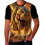 Camiseta Camisa Jurassic Word Park Desenho Infantil Filme D3