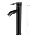 Mezcladora Llave Para Fregadero Lavabo Baño+2 Mangueras