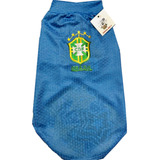 Roupa Pet Camisa Seleção Brasil Copa Do Mundo Gato Cachorros