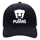 Gorra Pumas Unam Hombre Mujer Ajustable Logo Blanco Negro 3