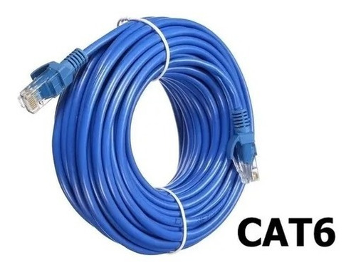 Cabo De Rede Cat6 10 Metros Rj45 Internet Lan Giga 10/1000