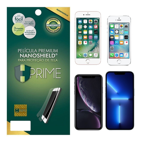 Película Hprime Fr E Tras Nanoshield Compatível Todos iPhone