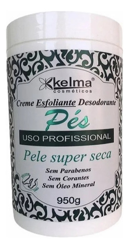 Creme Esfoliante Relaxa  Pés  950gr  Kelma