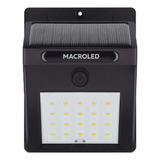 Pack X2 Reflectores Solar Led Exterior Pared Macroled 1.5w