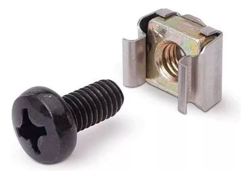 Tornillo Y Tuerca M6 Para Rack Paquete X 12 Unidades 