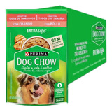 Caixa 15 Sachês 100g Ração Úmida Dog Chow Frango Cão Adulto 