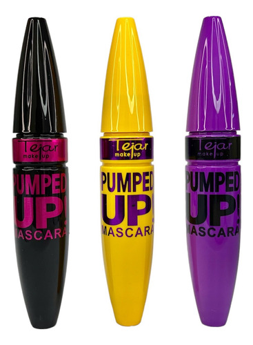 Mascara De Pestañas Pumped Up Rimel T299 Tejar Por 3 Unidads