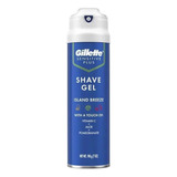 Gillette Sensitive Plus Gel Barbear C/vitaminac, Romã E Aloe