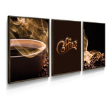 Quadro Decorativo Café Grão Coffe Cozinha Coffee Gourmet