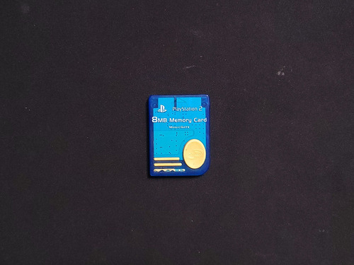 Memory Card Azul Playstation 2 Ps2 A
