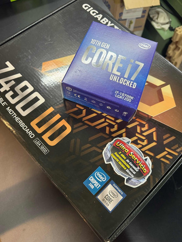 Combo Gamer Intel Core I7 10700 Mother Z490ud Gigabyte