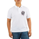 Brand: Royal Lion Golf Shirt Rebel Butterfly Skull Goth