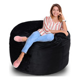 Homguava Puf Chair: 3' Bean Bags Con Relleno De Espuma Visco