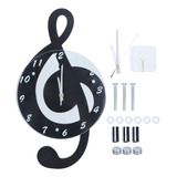 Reloj Pared, Innovador, Con Notas Musicales, Electrónico,