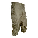 Pantalón Cargo Modelo 6 Bolsillos/ejercito/gendarmeria/policia/seguridad En Tela Rip Stop Verde Militar Y Camuflados